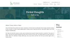 Desktop Screenshot of blog.thinkst.com